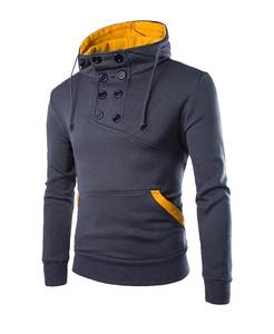 High Quality Cotton Thick Blank Plain Heavyweight Oversized Knitted Waterproof <b>Hoodies</b> Customized <b>Strings</b> Unisex Custom Logo - Product Image 5