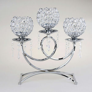 Elegant Style Votive Crystal Candle Holders Lanterns and Candle Jars Table Top Decorative Candle <b>Stick</b> Holder T-<b>light</b> Votive - Product Image 2