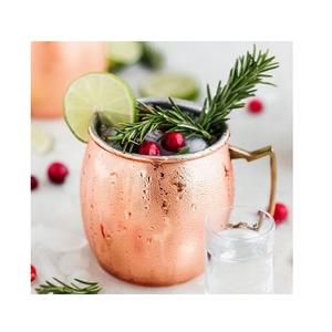 เหยือกน้ำทองแดงผสมมะนาวและมิ้นท์พร้อมด้ามจับทองเหลืองแก้วน้ำดื่มน้ำคุณภาพสูง - Product Image 1