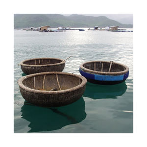 Bateau en bambou naturel du Vietnam - Bateau rond en bambou pour les sports et la pêche // Mme Rachel : +84896436456 - Product Image 1