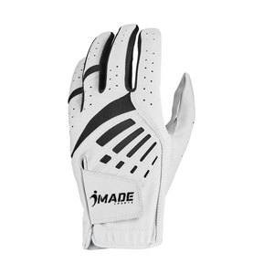High Quality Custom Logo Left Hand PU Leather Golf Gloves Moisture Wicking Lightweight Full Finger Design-IMADE SPORTS Pakistan - Product Image 2