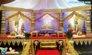 Grandes scène d'éléphant de mariage, décor de cérémonie de mariage, nouvelle collection, célébration royale Radha krashna, - Product Image 4