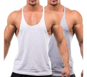 Débardeur de sport slim pour homme, sans manches, séchage rapide, respirant, tricoté, imprimé, grande taille, OEM 2026 - Product Image 1