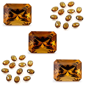 พลอยควอตซ์ธรรมชาติแบบเหลี่ยมเพชรพลอยหลวมเจียระไนตามธรรมชาติ - Product Image 3