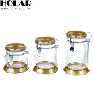 [Holar] Taiwán hizo 3 tamaños de cocina de grado alimenticio recipiente hermético para azúcar molido café arroz comida seca - Product Image 1