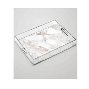 Bandeja de Acrílico para Té y Café de Diseño Moderno, Bandeja Rectangular de la Mejor Calidad para Servir Alimentos, Más Vendida - Product Image 2