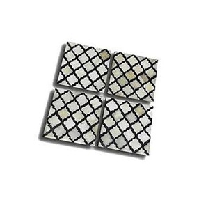 จานรองแก้วฝังกระดูกแนววินเทจ,ชุดรองแก้วแฟชั่นดีไซน์ทันสมัยหรูหรา - Product Image 1