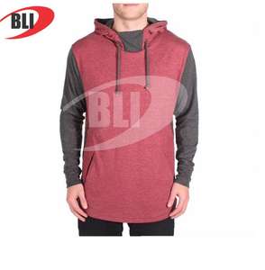 Prix de gros 2025, services OEM, sweats à capuche en molleton uni teint en coton/polyester, vêtements de mode urbaine de haute qualité - Product Image 4