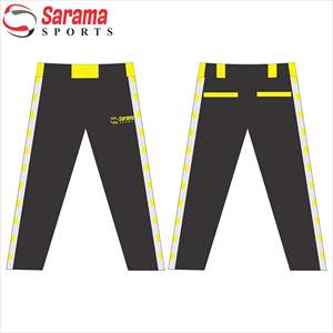 Pantalones de béisbol OEM 3/4 Longitud Impresión por sublimación Pantalones de béisbol con diseño personalizado - Product Image 1