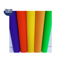 Dae Ha superventas HTV PVC Flex en Corea excelente lavado durabilidad Transferencia de Calor Plotter corte Transferencia de Calor vinilo para ropa