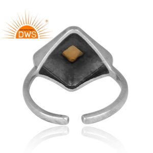 Vintage Look 925 Sterling <b>Silver</b> Jewelry Supplier Ethiopian <b>Opal</b> <b>Ring</b> Manufacturer Oxidized <b>Silver</b> Jewelry - Product Image 4