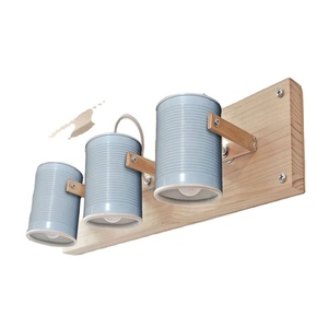 Applique murale élégante en métal avec revêtement en poudre bleue finition forme ronde conception unique bonne qualité pour l'éclairage - Product Image 1