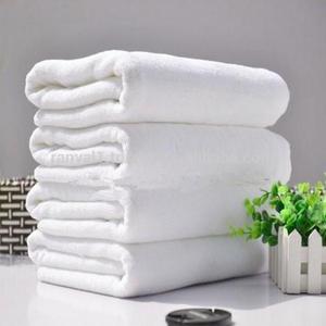 Vente en gros du fabricant, serviettes de bain pour le visage en coton blanc de luxe, ensemble de serviettes 5 étoiles pour hôtel, prêt à être expédié, meilleures ventes - Product Image 4