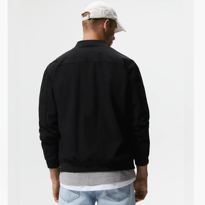 Blouson Bomber Universitaire Personnalisé en Satin Polyester Imprimé pour Hommes et Garçons, Coupe Slim, Imperméable et Coupe-Vent - Product Image 2