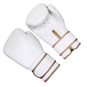 Gants de boxe en cuir de haute qualité avec lacets élastiques Excellent équipement pour la boxe - Product Image 2