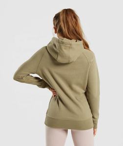 Ropa activa para mujer Slim Fit Plover Hoodie Winter Fce Lined Gym Workout Athletic Hoodie con cuello con capucha de estilo callejero - Product Image 2
