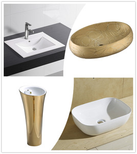 Lavabo Redondo de Cerámica para Baño, Diseño Artístico en Color - Product Image 6