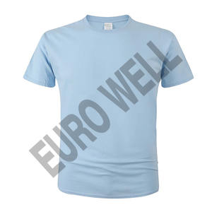 Designer de luxe de haute qualité surdimensionné col rond impression personnalisée motif solide 100% blanc coton T-Shirt-respirant grande taille - Product Image 3