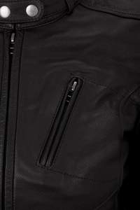 Veste de sécurité de construction approuvée CE Veste en cuir de moto en cuir de vachette de qualité supérieure avec fermeture éclair Caractéristiques grande taille - Product Image 4