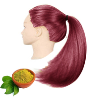 Henné de haute qualité à action rapide, sans peroxyde, coloration capillaire triplement raffinée et tamisée, couleur bourgogne, fabricant de coloration capillaire