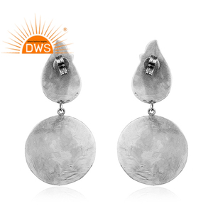 Pendiente de plata de ley Tribal con diseño Floral antiguo para mujer, joyería para mujer, regalo para su delicada colección - Product Image 3