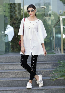 ชุดเดรสผ้าอินเดียสำหรับผู้หญิงผ้าคอตตอนดีไซน์แบบเรียบง่ายและแฟนซีสีไซน์แฟชั่นล่าสุด - Product Image 6