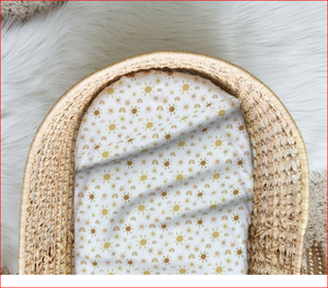 Small <b>Bassinet</b> Sheets Custom Print Super Soft <b>Baby</b> <b>Bassinet</b> Sheet - Product Image 1