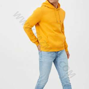 Sweat à capuche surdimensionné jaune pour hommes de haute qualité Logo imprimé personnalisé Plusieurs couleurs disponibles Polyester Jersey brodé Technics OEM - Product Image 5