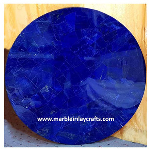ท็อปโต๊ะลาพิสลาซูลีสีน้ำเงินธรรมชาติสำหรับตกแต่ง - Product Image 1