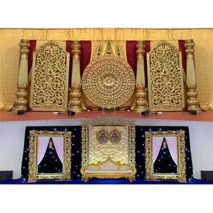 Mejor recepción etapa de decoración y paneles de pilares y decoración de la boda de marcos y pilares de boda escenario decoración pilares - Product Image 1