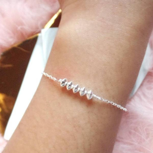 Beaded Bracelet - Sterling Silver - Product Image 1