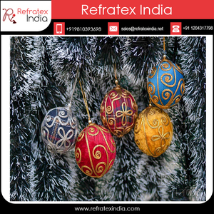 Adornos decorativos de Navidad, fabricante indio, distribuidor y fabricación a granel de refractex, India, hecho en la India para Bast - Product Image 3