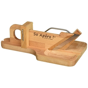 Trancheuse à saucisses écologique et durable, <span class=keywords><strong>planche</strong></span> à <span class=keywords><strong>découper</strong></span> en bambou pour chorizo et salami, épaisseur personnalisée - Product Image 2