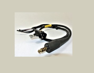 อะแดปเตอร์ปลั๊กและซ็อกเก็ตสำหรับหมวกนิรภัยรุ่น JT TYPE 671 พร้อมสายเชื่อมต่อ หัวทองเหลือง กันน้ำ สำหรับส่งสัญญาณเสียงและวิดีโอ - Product Image 1