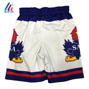 Shorts de basketball imprimés en gros pour hommes, shorts de basketball vierges, impression personnalisée du nom de l'équipe - Product Image 4