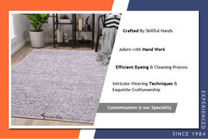 Meilleur Prix Tapis en Laine Tissé à la Main de Style Moderne Dernier Motif Abstrait Brodé Design Élégant Prix Bas du Fournisseur - Product Image 2