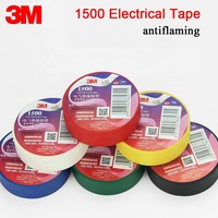 Ruban adhésif électrique en vinyle 3M Temflex 1500, ruban auto-adhésif, anti-flamme