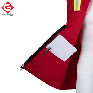 Chaleco de seguridad vial de alta visibilidad al por mayor, chaleco reflectante de trabajo de seguridad con bolsillo, la mejor ropa de trabajo de material a muy bajo precio - Product Image 5