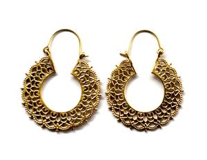 Pendientes de aro de latón bohemio para mujer, joyería de moda de gota geométrica para fiesta, boda, regalo de compromiso, 2021 - Product Image 1