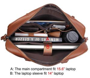 Premium Quality <b>Leather</b> Laptop Bag Business Messenger <b>Briefcase</b> for Office Work and Travel Use Available For Sale - Product Image 5