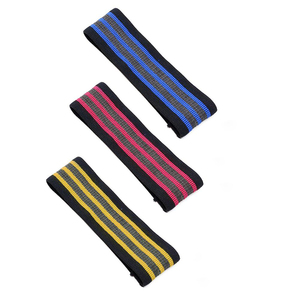 ทำโลโก้ของคุณเองแถบความต้านทานการออกกำลังกายโยคะยืดผ้าฝ้ายสะโพกวง Booty ความต้านทาน - Product Image 4