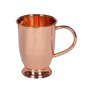 Taza de cobre puro de oso con pureza Ayurvédica Taza de té clásica ecológica - Product Image 4