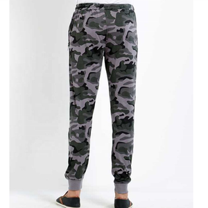 กางเกงจ๊อกกิ้งผ้าฟลีซลายพรางเอวสูงสำหรับผู้ชายดีไซน์ใหม่มีสไตล์ป้องกันรอยยับสำหรับฤดูหนาว - Product Image 3