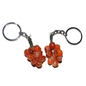 Get Carnelian Tumbled Grapes Key <b>Rings</b> | Carnelian Tumbled Grapes Key <b>Rings</b> Online - Product Image 1