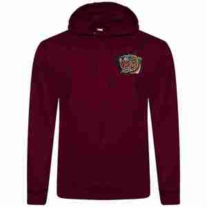 Sudadera con Capucha de Algodón Grueso para Hombre, Corte Regular, Invierno 2024, con Técnicas de Bordado, Material de Felpa Sólida - Product Image 6