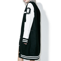 Jaket Varsity Wanita Terbaru Model 100% Bordir Kustom Wol Fleece MSWLVJ01 Ramah Lingkungan Bernapas untuk Musim Dingin