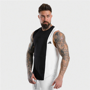 Summer Open Side Sleeveless Top Active Muscle Sports <b>Vest</b> Undershirts Mens Casual Loose Fitness Workout Tank Tops for Men - Product Image 3