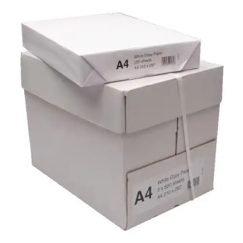 Papier Blanc A4 Double A - 80g - Carton de 5x500 feuilles