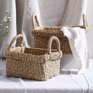 Wholesale Seagrass <b>Basket</b> With Handles Easy to Use <b>Cheap</b> Price Made In Vietnam Meet Import and Export Standards - Product Image 6