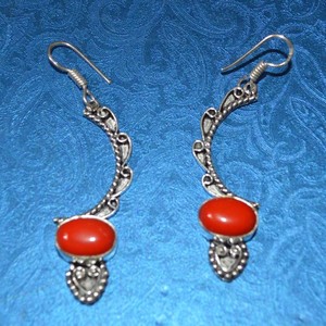 Get Online <b>Red</b> Stone <b>Earings</b> : <b>Red</b> Stone <b>Earings</b> for Sale - Product Image 1
